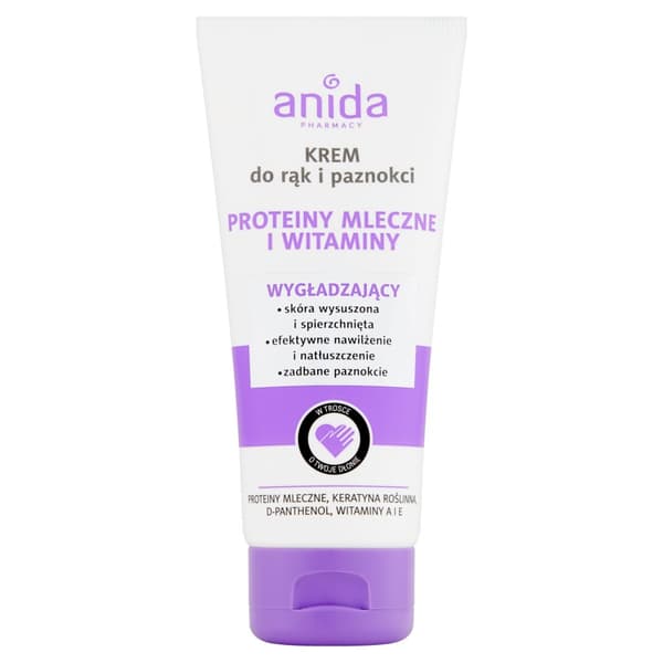ANIDA Hand- och nagelkräm Mjölkproteiner och vitaminer 100 ml