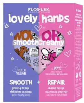 FLOSLEK LOVELY HANDS SET reparerande handbehandling Peeling + Mask