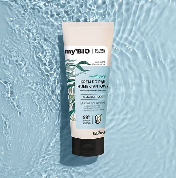 FARMONA My'BIO Handkräm återfuktande fuktighetsbevarande hyaluronsyra 100 ml