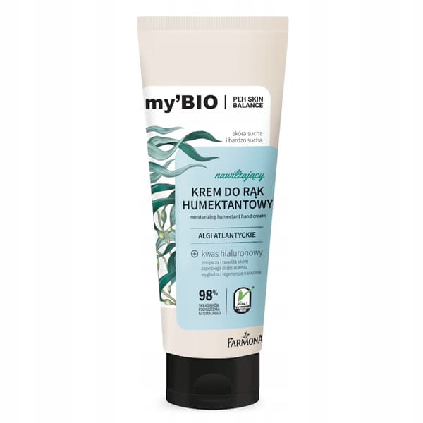 FARMONA My'BIO Handkräm återfuktande fuktighetsbevarande hyaluronsyra 100 ml