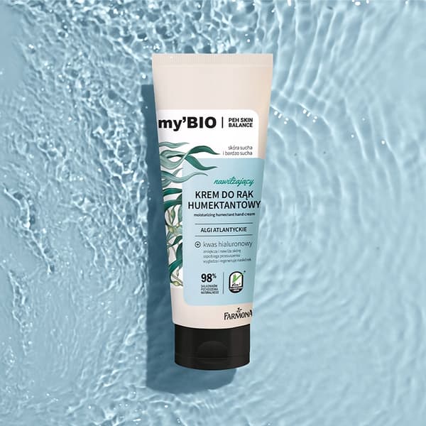 FARMONA My'BIO Handkräm återfuktande fuktighetsbevarande hyaluronsyra 100 ml