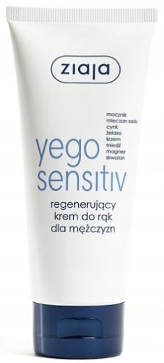 ZIAJA YEGO SENSITIV Regenererande handkräm för män 75 ml
