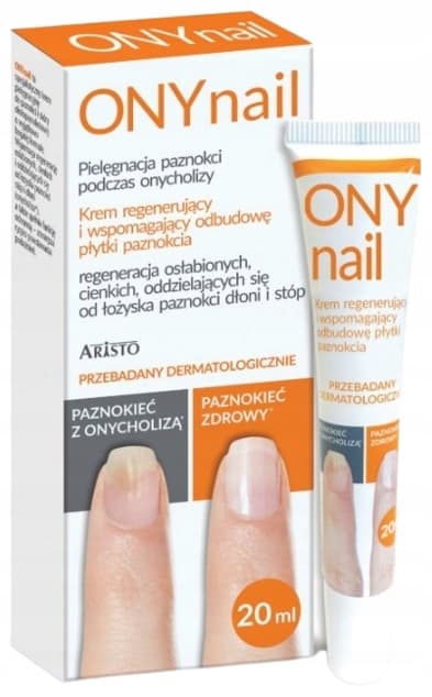 ONYnail Cream som regenererar och stödjer rekonstruktionen av nagelplattan 20 ml