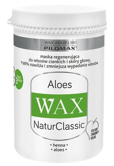 WAX NaturClassic Aloes-mask för tunt hår 480 ml