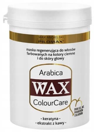 WAX ColourCare Arabica-mask för mörkt hår 480 ml