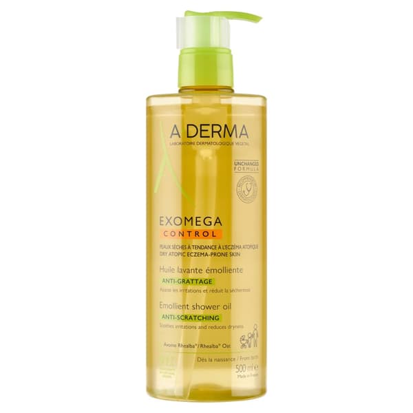 A-Derma Exomega Control Duscholja Torr atopisk hud 500 ml