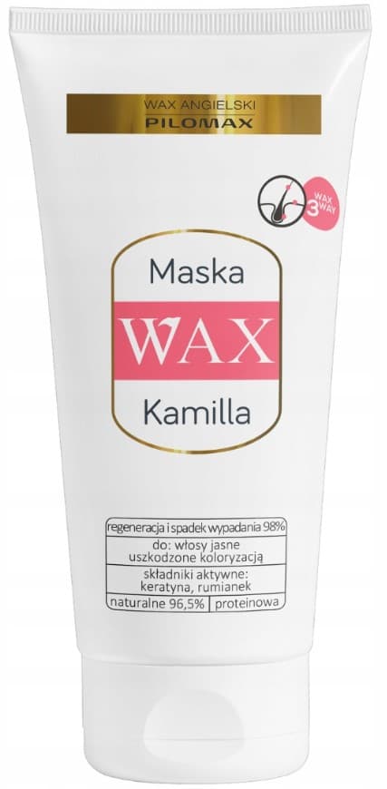 Vax Pilomax Kamilla UTJÄMNANDE INSPIRATIONSMASK för färgat blont hår 200 ml