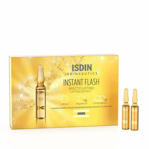 Uppstramande ansiktsbehandling Isdin Instant Flash
