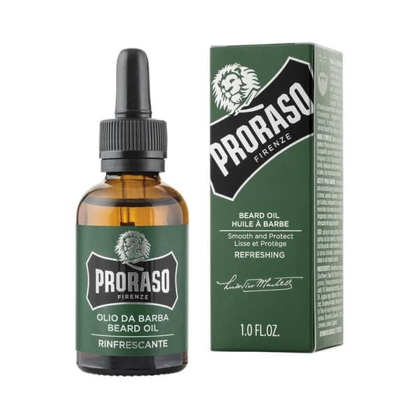 Rakningsolja Proraso Beard Oil Refresh 30 ml Uppfriskande