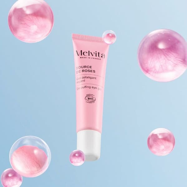 Ögonkontur Melvita SOURCE DE ROSES 15 ml