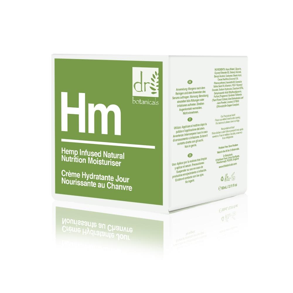 Hemp Infused Natural Nutrition Moisturiser - Dr Botanicals - Ansiktskräm