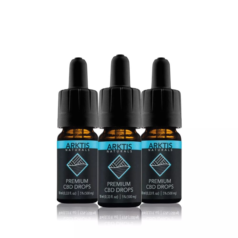 3 x CBD Olja (5%) | 500 mg CBD | 0% THC