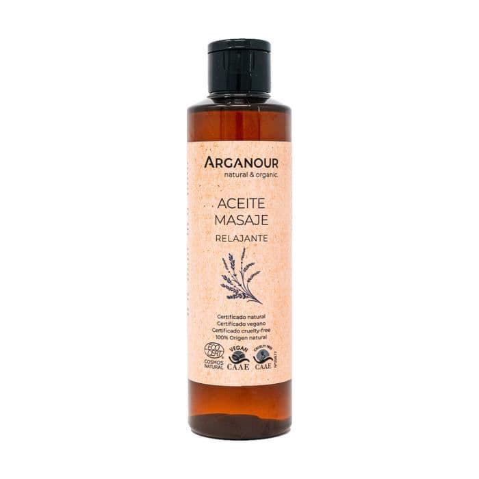 ARGANOUR - Avslappnande massageolja 100% naturlig organisk 200 ml olja