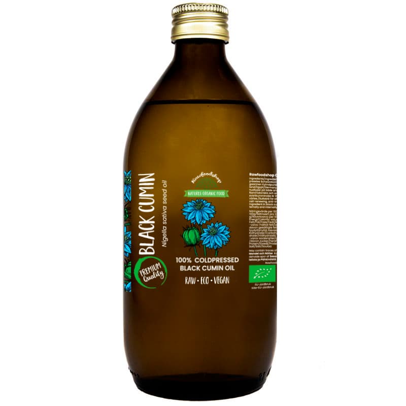 Svartkumminolja kallpressad EKO 500ml