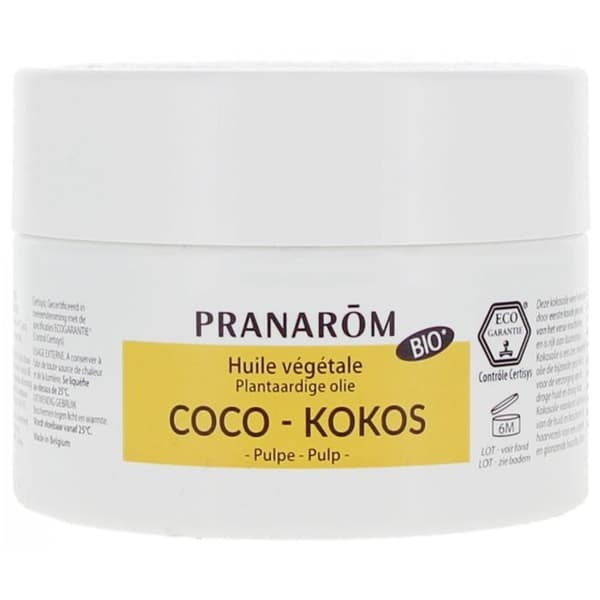 Ekologisk kokosolja - Pranarom - 100ml - Vegansk - Närande - Hår- och hudvård