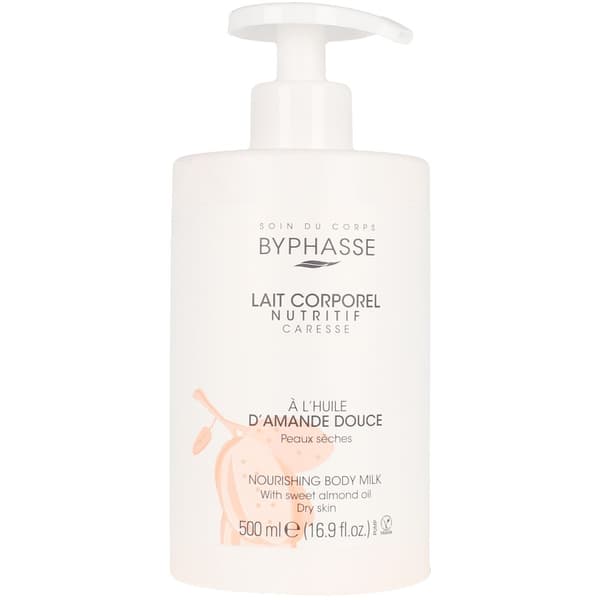BYPHASSE NOURISHING BODY MILK with almond oil 500 ml