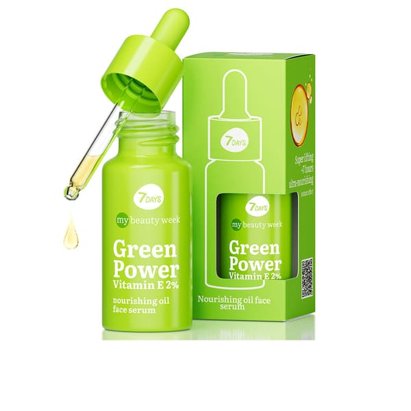 7DAYS GREEN POWER VITAMIN E 2% nourishing facial serum 20 ml