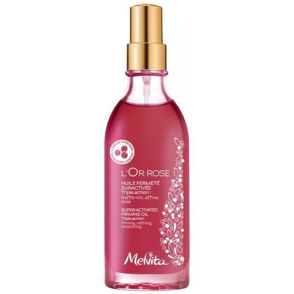 Superactivated Firming Oil - Melvita - Rosa bär, svartpeppar och tranbär - 100 ml - Rosa