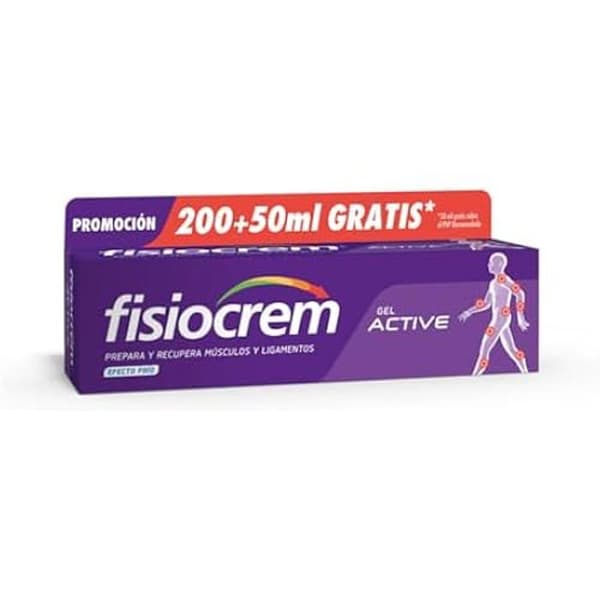 Fisiocrem gel aktiv 200+ 50ml 250 ml gel