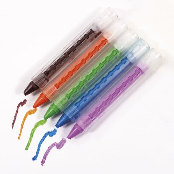 Kidea twist-up ansiktspennor 12 färger