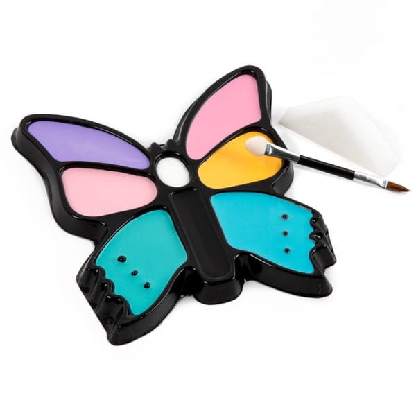 Butterfly kasvot maalaa pastellivärejä Kidea