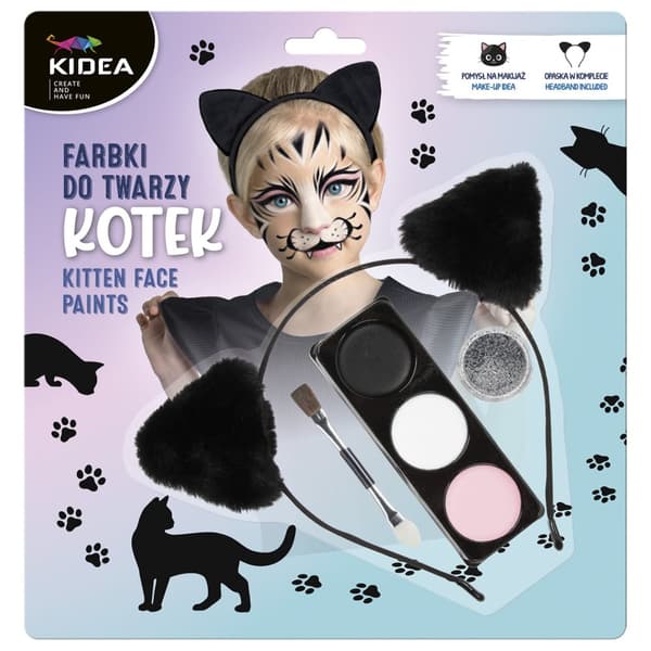 Kidea Kitty ansigtsmaling med pandebånd
