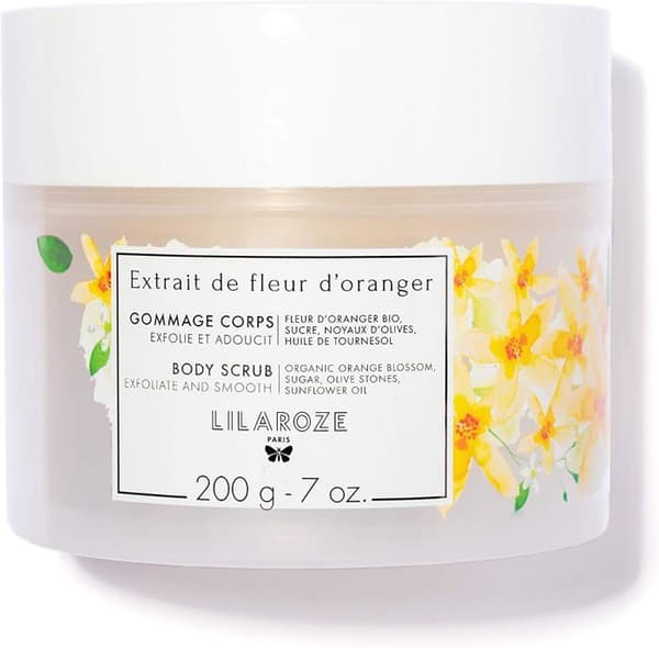 Lilaroze Paris Kroppe scrub med Ekstrakt av Ekologisk Apelsinblomma