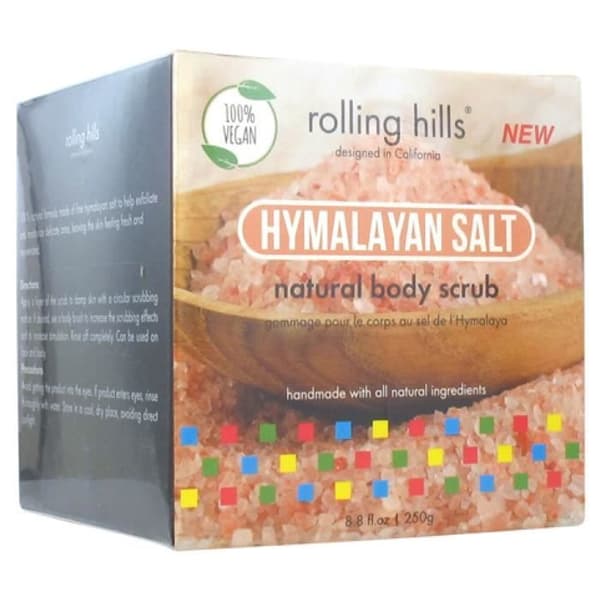 Gommage för kropp - RULLANDE KULLAR - Himalayasalt - 250g - Utan parabener