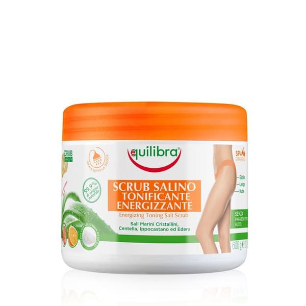 Equilibra, Toning and energizing scrub, 600g - Lång hållbarhet!