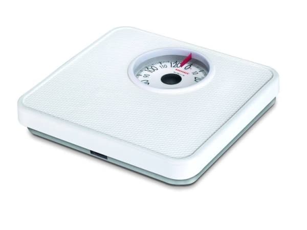 Soehnle Tempo, Mekaaninen henkilövaaka, 130 kg, 1 kg, Valkoinen, kg, Suorakulmio