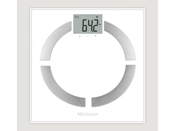 Medisana BS 444, Sähkökäyttöinen henkilövaaka, Valkoinen, 8 käyttäjä (t), LCD
