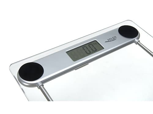 Adler AD 8121, Elektronisk personvekt, 150 kg, 100 g, Gjennomsiktig, kg, firkant