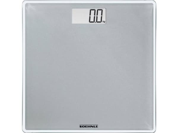 Soehnle Sense Compact 300, Elektronisk personvekt, 180 kg, 100 g, Sølv, kg, lb, ST, firkant