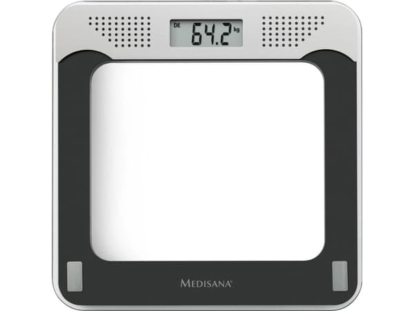 Medisana 40448, Elektronisk personvekt, 180 kg, 100 g, Sort, Grå, kg, Rektangel