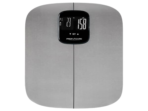 ProfiCare PC-PW 3006 FA, Elektronisk personvekt, 180 kg, 100 g, Sort, Rustfritt stål, 5 kg, Rektangel