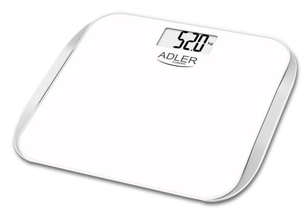 Adler AD 8164, Elektronisk postvekt, 180 kg, 100 g, Sølv, Hvit, 100 kg, kg