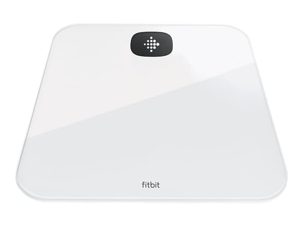 Fitbit Aria Air, Sähkökäyttöinen henkilövaaka, 181 kg, Valkoinen, 4,5 kg, kg/lb, ST, Neliö