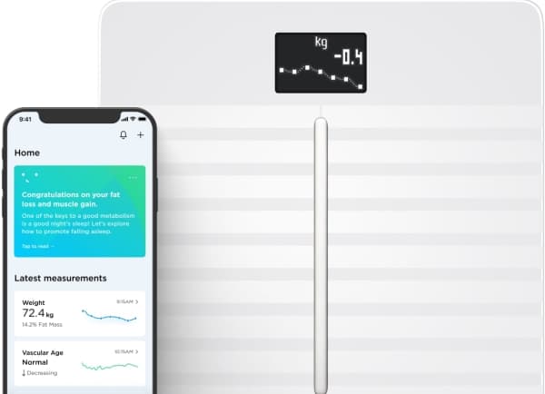 Withings Body Cardio - Badrumsvåg - vit