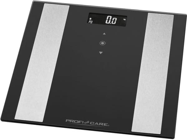 ProfiCare PC-PW 3007 FA, Elektronisk personvekt, 180 kg, 100 g, Sort, 5 kg, kg, lb, ST