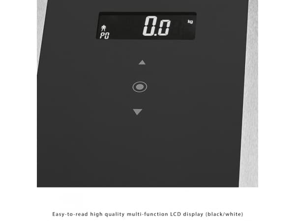 ProfiCare PC-PW 3007 FA, Elektronisk personvekt, 180 kg, 100 g, Sort, 5 kg, kg, lb, ST