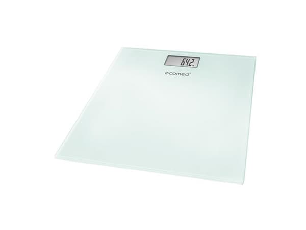 Medisana Ecomed PS-72E, Sähkökäyttöinen henkilövaaka, 150 kg, Valkoinen, kg, lb, Suorakulmio, LCD