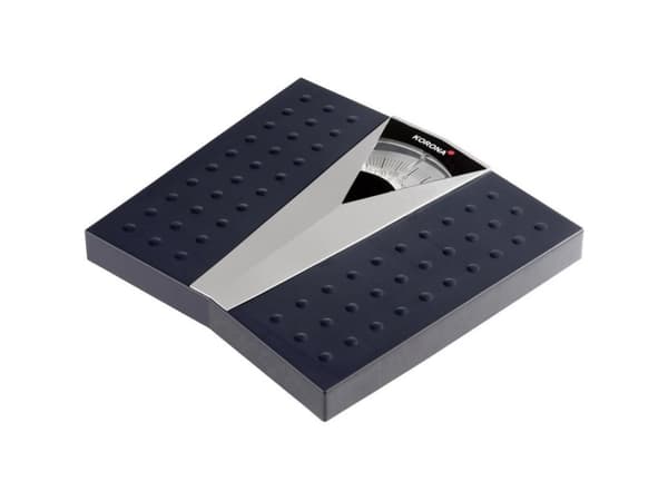 Korona Henry Analog personvåg Viktintervall=130 kg Svart, Silver