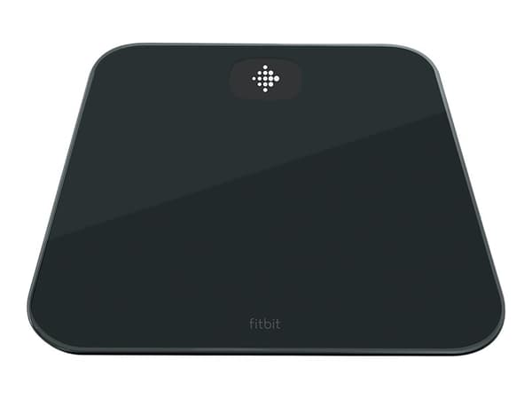 Fitbit Aria Air, Sähkökäyttöinen henkilövaaka, 181 kg, Musta, 4,5 kg, kg/lb, ST, Neliö