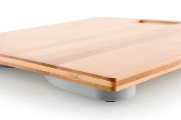 Eta ETA978090000, Sähkökäyttöinen henkilövaaka, 180 kg, 100 g, Bamboo, kg, lb, ST, Neliö