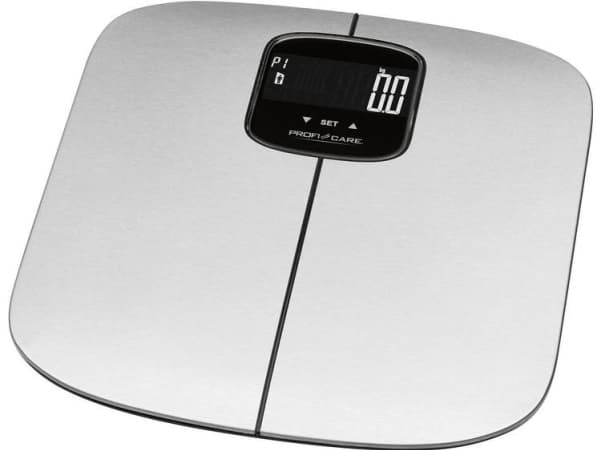 ProfiCare PC-PW 3006 FA, Elektronisk personvåg, 180 kg, 100 g, Svart, Rostfritt stål, 5 kg, Rektangel