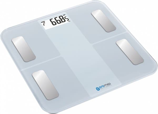 Oromed ORO-SCALE BLUETOOTH WHITE, Elektronisk personvekt, 180 kg, 100 g, Hvit, kg, Rektangel