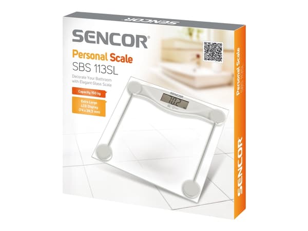 Sencor SBS 113SL - Badevekt - hvit