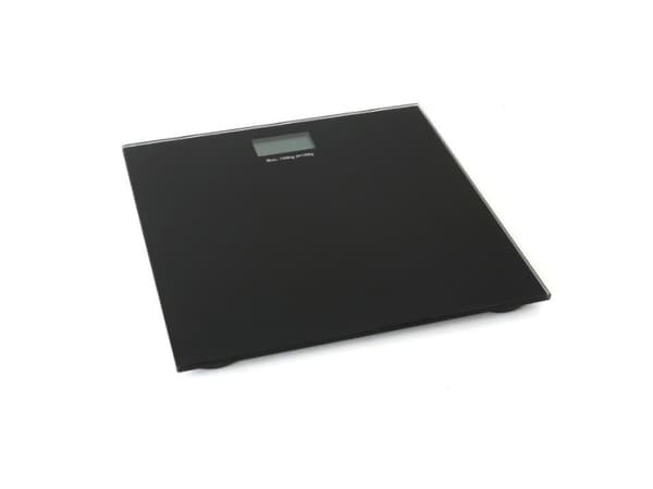Omega OBSB, Sähkökäyttöinen henkilövaaka, 150 kg, 100 g, Musta, kg, lb, ST, Suorakulmio