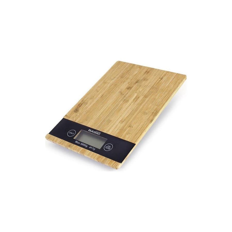 Köksvåg Basic Home 5 k LCD Bambu