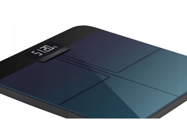 Amazfit Smart Scale, elektronisk personvåg, 50 g, marinblått, lila, fyrkantigt, LCD, 8,64 cm (3,4")